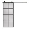 Renin Renin 36 in. x 84 in. Tribeca 8-Lite Barn Door Kit BD074A14BA1TGE36084